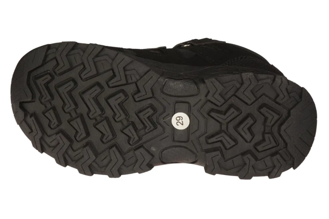 American Club BSN-32 black and navy blue children's winter shoes, size 28-32