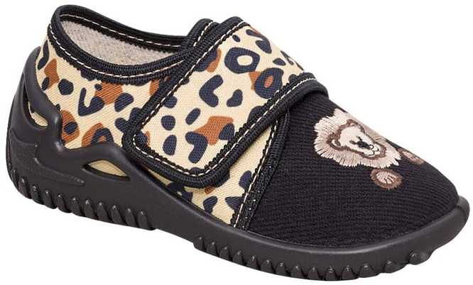 ZetPol LION 1 children's sneakers black and beige size 20-27