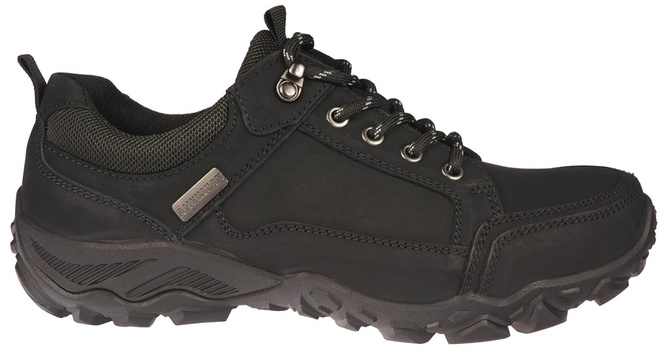 American Club MCY-102 men's transitional shoes, black and camel, sizes 41-45