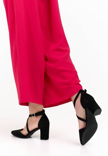 Sergio Leone DSK841CZMI women's sandals, black, sizes 36-40