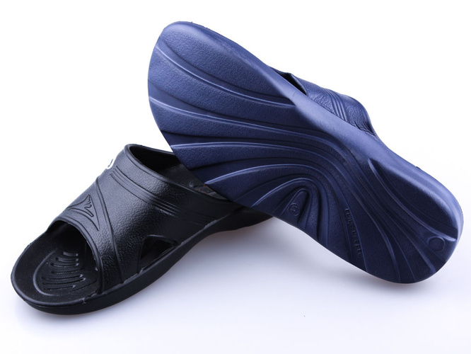 Sunrise pool slippers R2013 black and navy blue, size 41