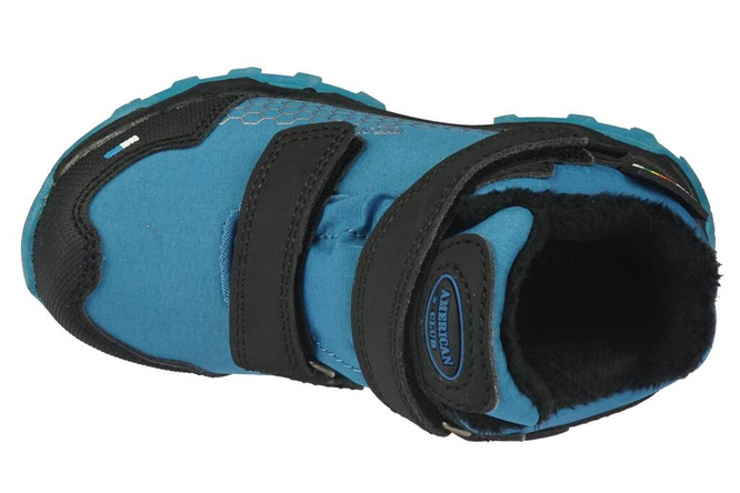 Children's winter shoes American Club AHL-33 blue or red size 22-26