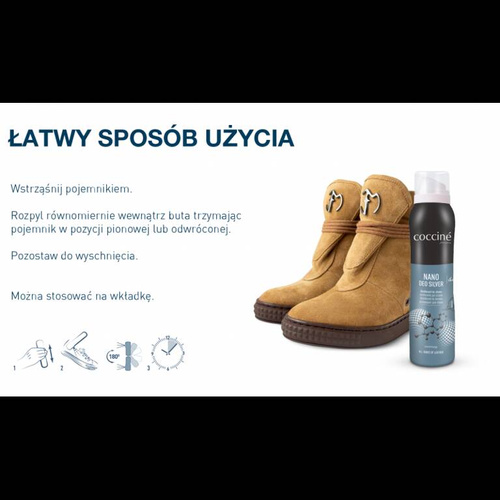 Cocciné NANO DEO SILVER shoe deodorant