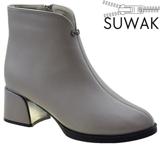 Buty zimowe damskie Sandway DB2801-9SZ szare rozm.36-41