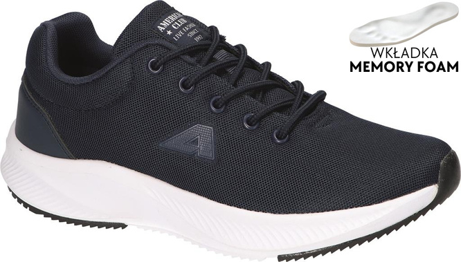 American Club DHA-41 youth sports shoes, navy blue and black, size 36-41