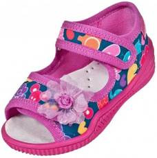 Tenisówki dziecięce Viggami HANIA DRUK różowe rozm.19