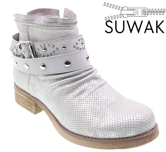 Transitional women's shoes Goodin DGD-ZN46SI silver size 36-41
