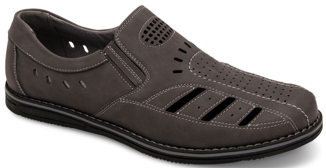 Men’s Derby Shoes Skotnicki MP-4-7011GY – Grey, Sizes 41–46