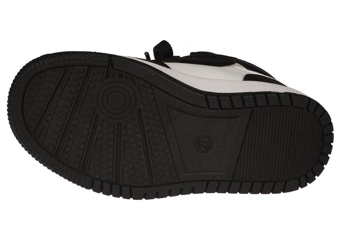 Buty sportowe dziecięce Apawwa BTC828BLWH biało-czarne rozm.26-31 