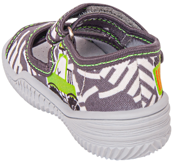 Tenisówki dziecięce Viggami IGNAŚ DRUK popielate rozm.19-25