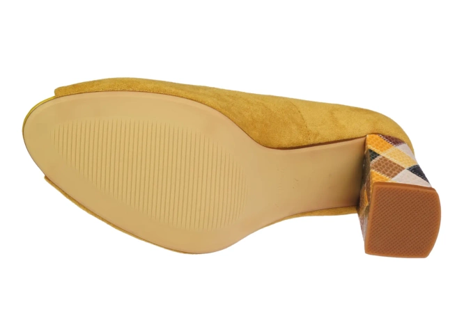 Pumps for women Sergio Leone DPB135ZOMI mustard size 36-40
