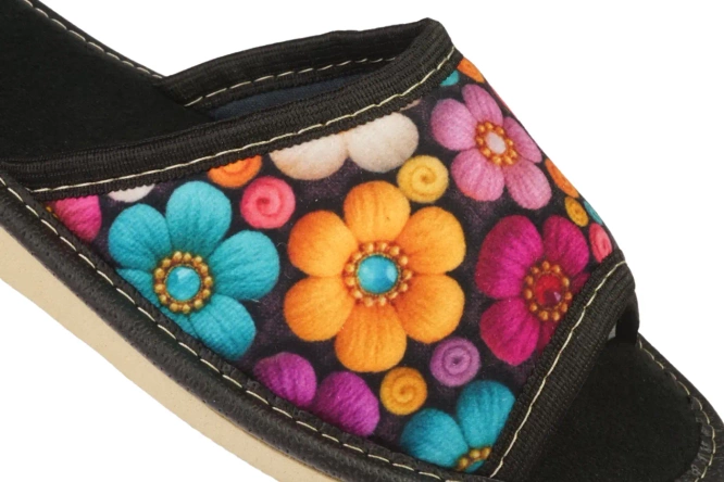 **TUP DTUP2501 Women’s Lined Slippers – Multicolor, Sizes 36–41**