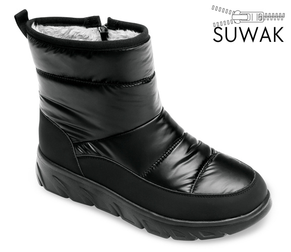Women’s snow boots Jankowski DB-3-404BL black, sizes 36–41