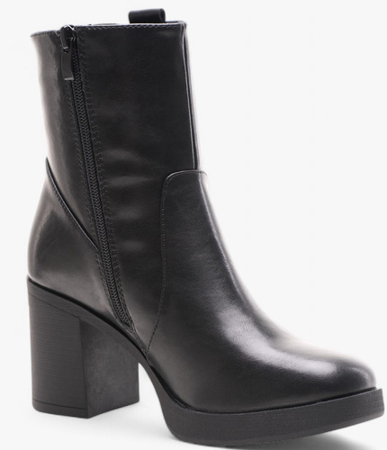 Botki zimowe damskie Sergio Leone DBT671-SCZ czarne rozm.36-40