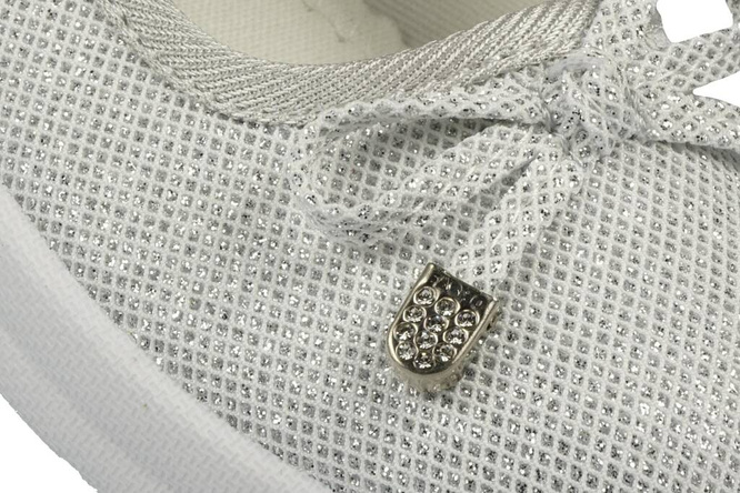 Apawwa BZ514SI children's sneakers silver size 25-30