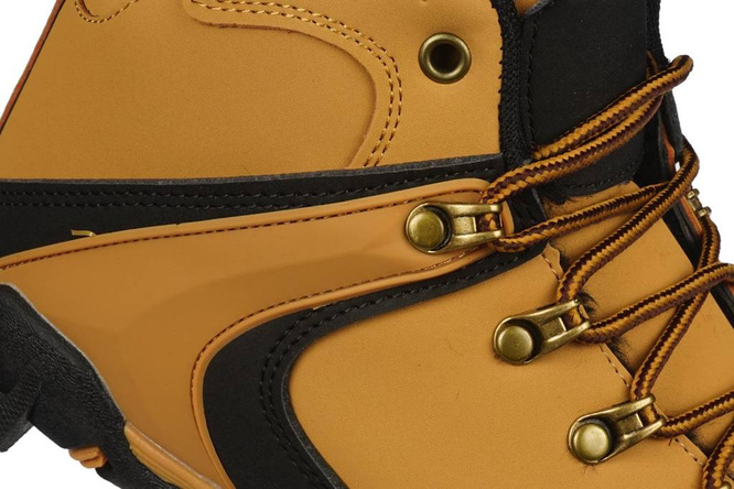 Men's winter shoes Le Scarpe MA8017-19YE camel size 41-46