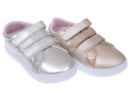 Children's trainers Underline B35F1908 pink silver size 25-30