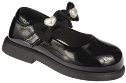 Półbuty dziewczęce Apawwa AN615BL czarne rozm.21-26