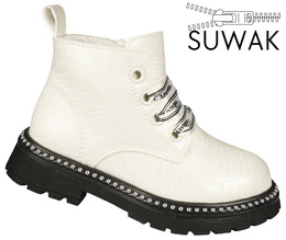 Children's transition shoes Apawwa CNQ735WH white, size 31-36