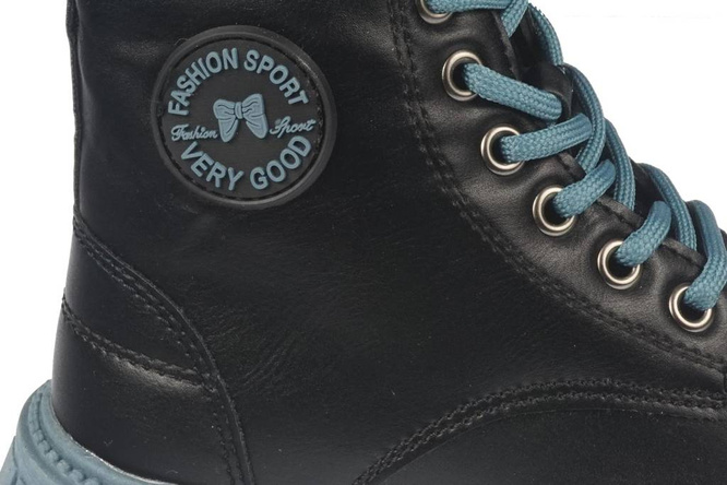 Children's winter shoes Nino BA2375-22 black, pink and blue size 26-31