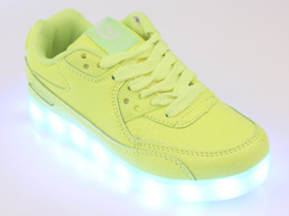 Children's sports shoes Clibee CK-158NE neon green size 28-35