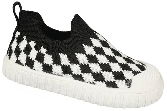 Children's sneakers BESSKY AB2302-3ABLWH black and white size 20-25