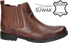 American Club MCY-87 men's transitional shoes black and brown size 41-45