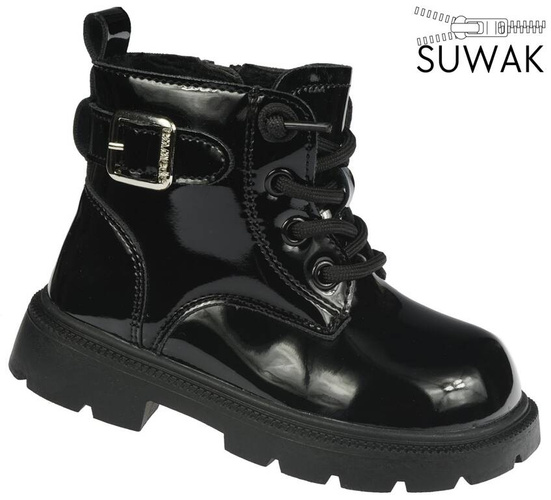 Apawwa AN629BL children's winter boots black size 21-25