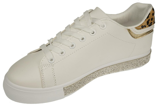 Buty sportowe damskie New Meini DPC63LE białe rozm.36-41
