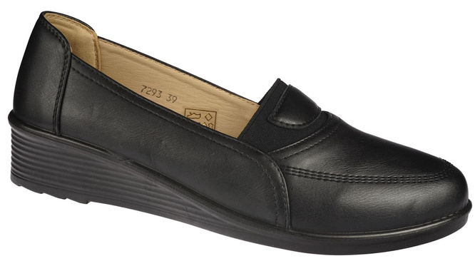 Półbuty damskie Le Scarpe DA7293-1BL czarne rozm.36-41