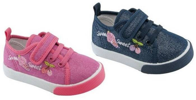 Tenisówki dziecięce Atletico AFY-002 różowe i niebieskie rozm.20-25