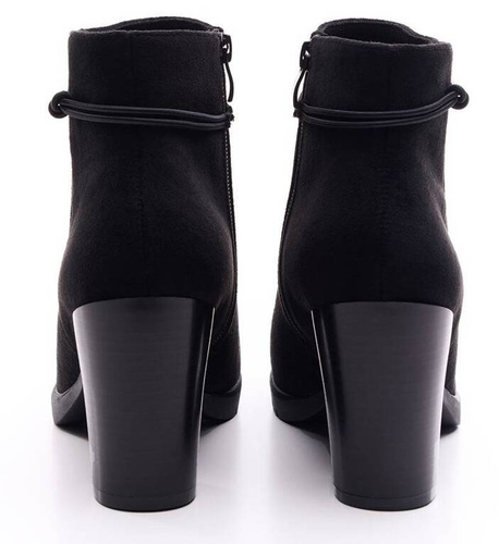 Sergio Leone DBT306CZMI women's winter shoes, black, sizes 36-40