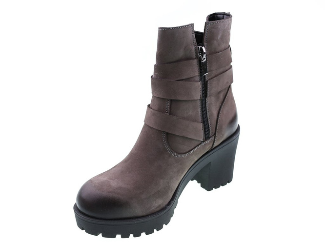Women's winter shoes Bratbut-Natalia D348PONU gray size 36-41