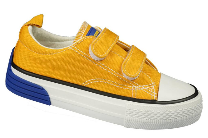 Children's sneakers BESSKY CMY010-2CDYE yellow size 32-37
