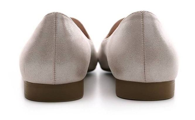 Baleriny damskie Sergio Leone DBL610BEZL beżowe rozm.36-40