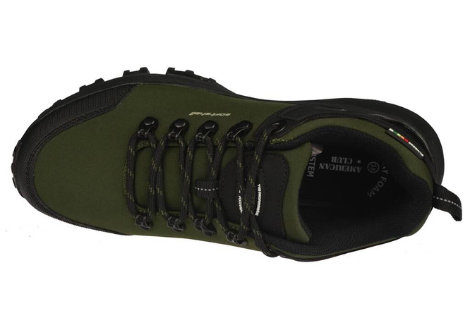 American Club MHL-134 men's sports shoes black and green size 41-46