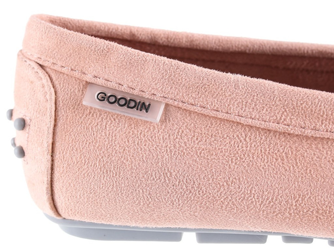 Mokasyny damskie Goodin DGD-FL197DPI różowe rozm.36-41