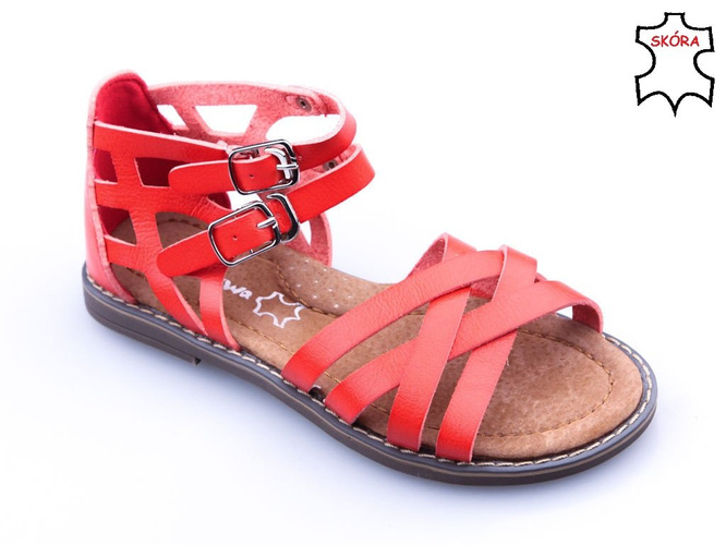 Children's sandals Apawwa BH551RE red size 26-30