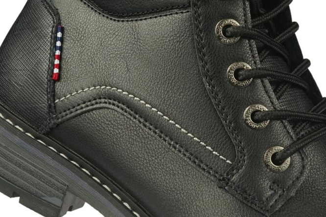 American Club MRH-116 men's winter shoes, brown and black, sizes 41-46