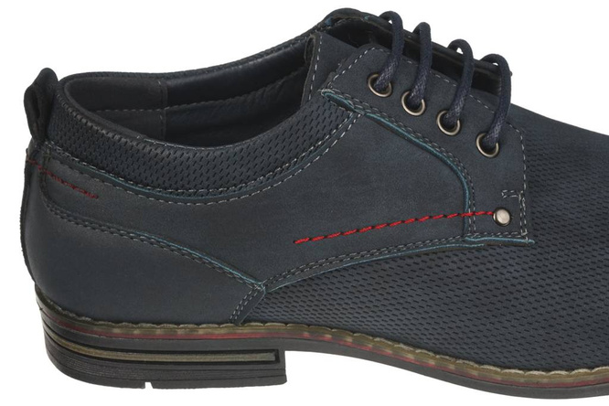 Półbuty chłopięce Badoxx CC-421NA granatowe rozm.32-37