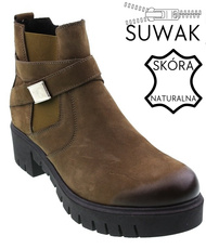 Women's winter shoes Bratbut-Natalia D289OLNU olive size 36-41