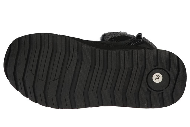 American Club CSN-39 children's snow boots, white and black, sizes 32-36