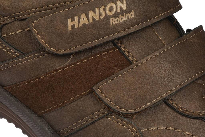 Hanson M8189-15CHBR men's transitional shoes brown size 41-46