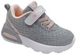 Children's sports shoes Clibee AE-102LGYPI gray size 21-26