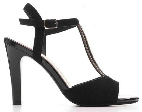 Szpilki damskie Sergio Leone DSK924CZMI czarne rozm.36-40