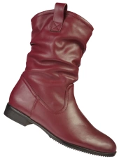 Women's winter shoes Sergio Leone D22603BG burgundy size 36-40