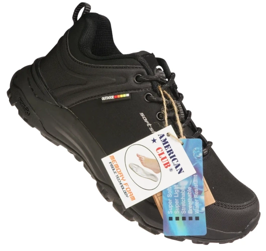 Buty sportowe męskie American Club MHL-212 czarne rozm.42-44