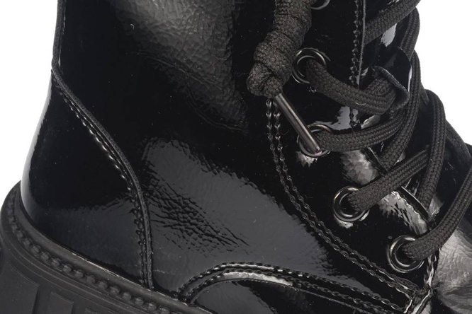 Buty zimowe dziecięce Apawwa BNQ421BL czarne rozm.26-31