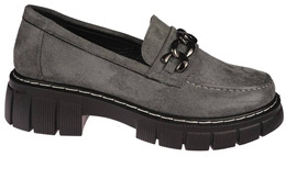 Mokasyny damskie Skotnicki DP-3-Y25AGY popielate rozm.36-41