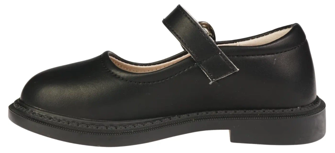 Girls’ dress shoes Apawwa BMC541BL black, sizes 26–31
